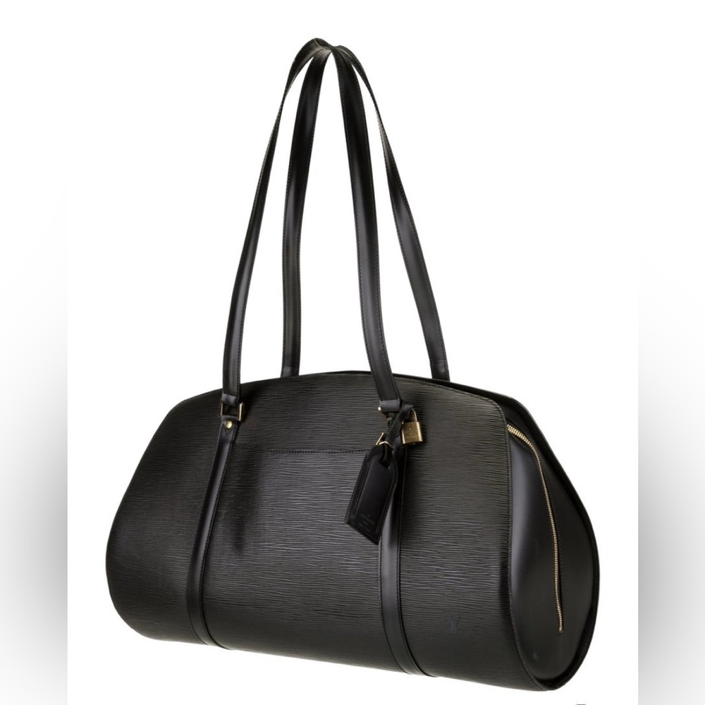 Louis Vuitton Black Leather tote